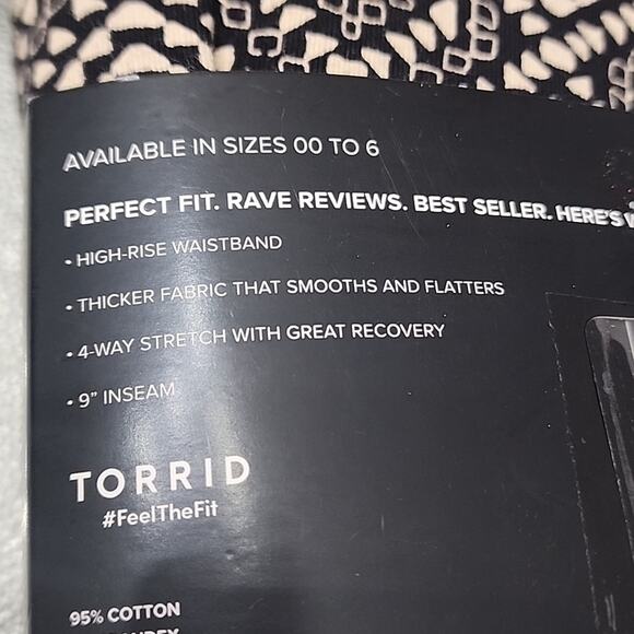 Torrid Premium Legging Bike Shorts  Size 0X, NWT - Picture 5 of 5